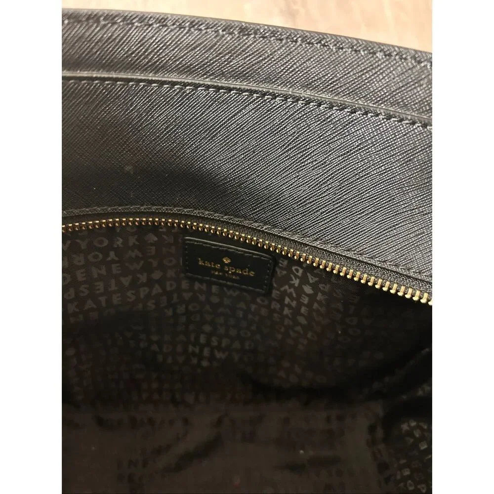 Kate Spade Laurel Way Jeweled Small Hadlee Black Satchel & Crossbody